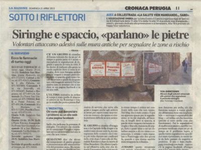 I cittadini che fanno parlare le pietre